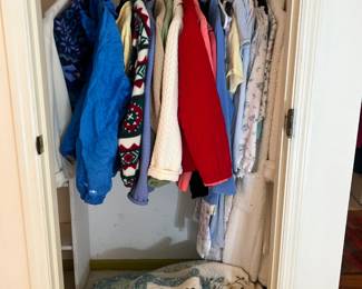 Various coats and light jackets