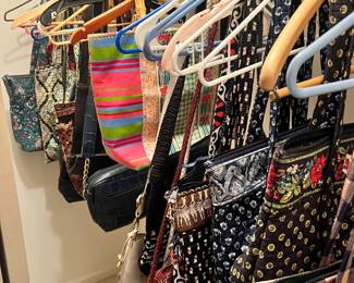Various purses and handbags