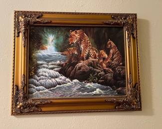 Leopard Family Framed Wall Art