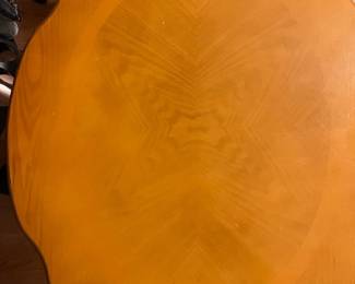 Wooden Scalloped Coffee Table