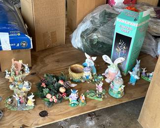 vintage Easter decor