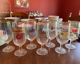 Vintage German Beer glasses
