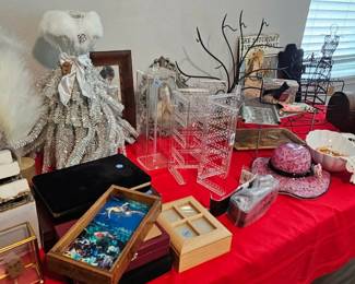 Lots of Jewelry displays