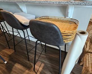 set of bar stools