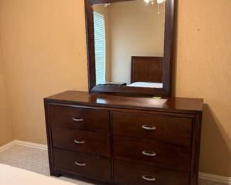 6 drawer dresser with mirror 
