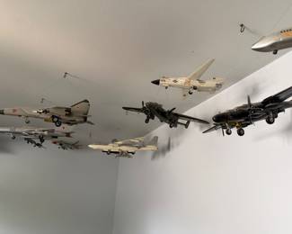 Vintage Model Military Planes