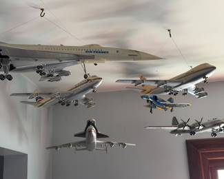 Vintage Model Air Planes, Military Planes 