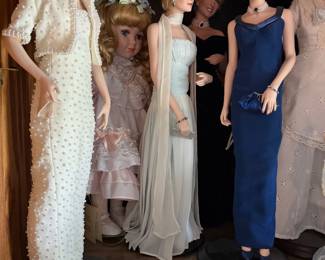 Franklin Mint 17" Porcelain Dolls