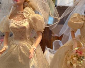 1994 Star Lily Bride Barbie, Porcelain. Wedding Flower Collection