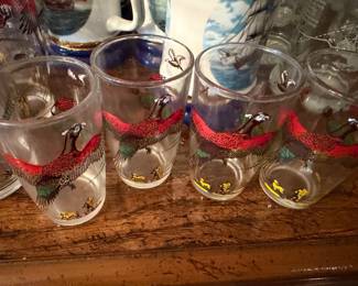 Mid Century Hazel Atlas Bar Ware