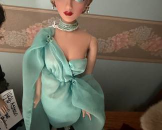 Ashton Drake Blue Goddess, Porcelain 