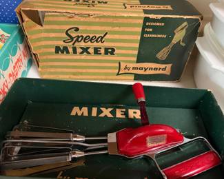 Vintage Maynard Speed Mixer/Original Box