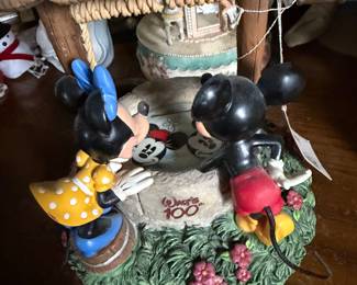Hallmark 100th Wishing Well Bank. Mickey Minnie Mouse