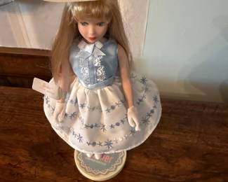Skipper 30th Anniversary Porcelain Doll/Stand