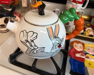 1994 Bugs Bunny Daffy Duck Tea Kettle