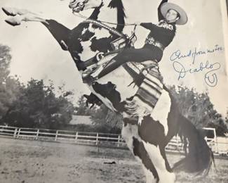 Vintage Black White Photographs with Autographs