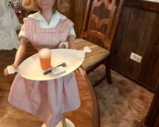 Vintage 1964 Midge Doll, Wearing Candy Striper Volunteer  Outfit