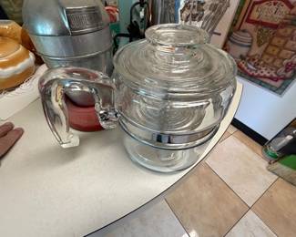 Vintage Pyrex Glass Percolator