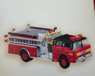 Hallmark Keepsake Ford Fire Truck/Ornaments Box