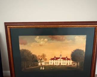 The West Front of Mount Vernon by Edward Savage (Reproduction)