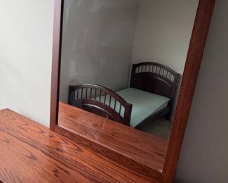 Oak Dresser with Mirror