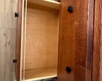 Arts and Crafts Mission Oak Two-Drawer File Cabinet