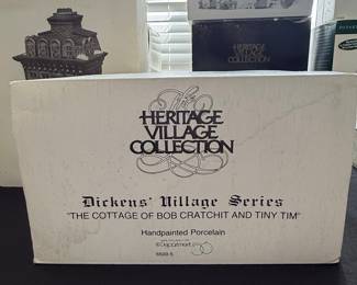 Department 56 Dickens' Village Series "The Cottage of Bob Cratchit and Tiny Tim"