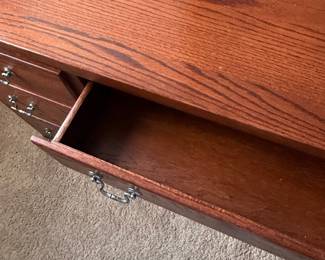 Oak Dresser with Mirror