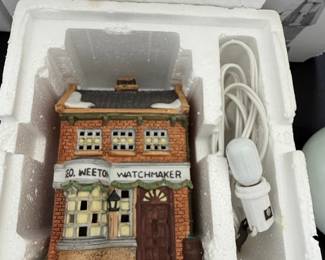 Department 56 Dickens Village Series "GEO. WEETON WATCHMAKER"