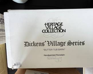 Department 56 Dickens' Village Series "Butter Tub Barn"