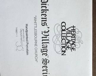 Department 56 "Whittlesbourne Church" Dickens' Village Series