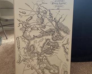 Boston in 1775 Map Print