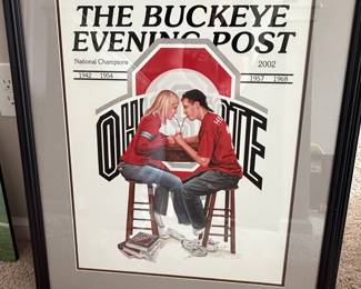 The Buckeye Evening Post - Ohio State Buckeyes Art Print