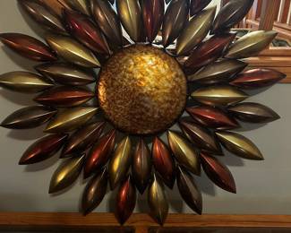 Sunburst Metal Wall Art