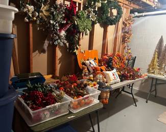 Loads of Halloween and Fall Decor