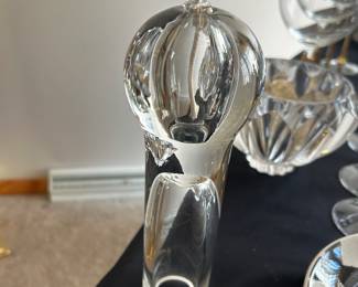 Blown Glass Oil Lamp