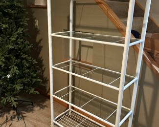 Iron and Glass Baker’s Rack