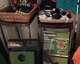 Brookstone Ultimate Putting System and Golf Chipping Game, golf gear