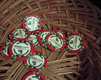 Tropicana Casino $5 collectible poker chips