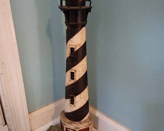 Large Cape Hatteras lighthouse decorative model