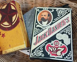 Jack Daniel's collectible tin and Texas star book