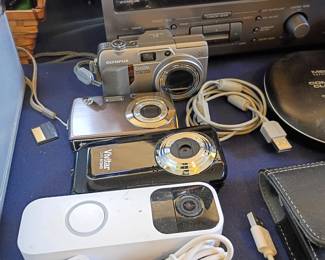 Digital cameras, JVC unit, and Ring video doorbell