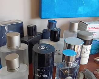 Designer men's cologne collection: Bleu de Chanel, Acqua di Gio