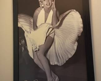 Framed Marilyn Monroe poster, Seven Year Itch