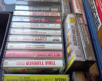 Vintage cassette collection: Tina Turner, Clapton, Cash