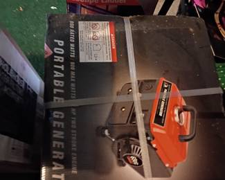 Portable gasoline generator in box