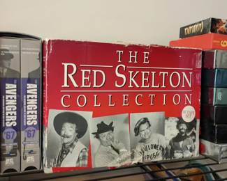 Red Skelton Collection and Avengers VHS sets
