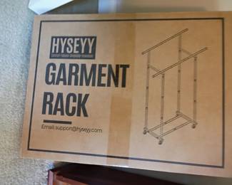HYSEYY garment rack, new in box