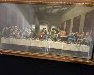 Antique Last Supper Print