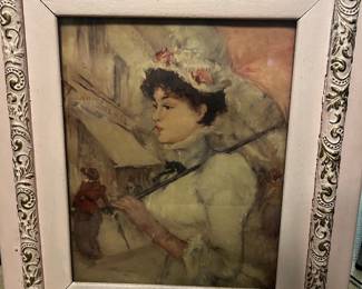 Large Vintage Victorian Print 